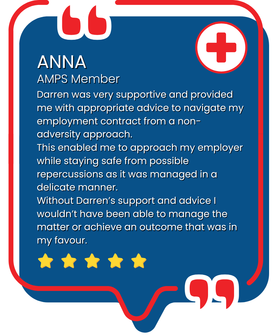 Home AMPS Australian Medical Professionals' Society Union for